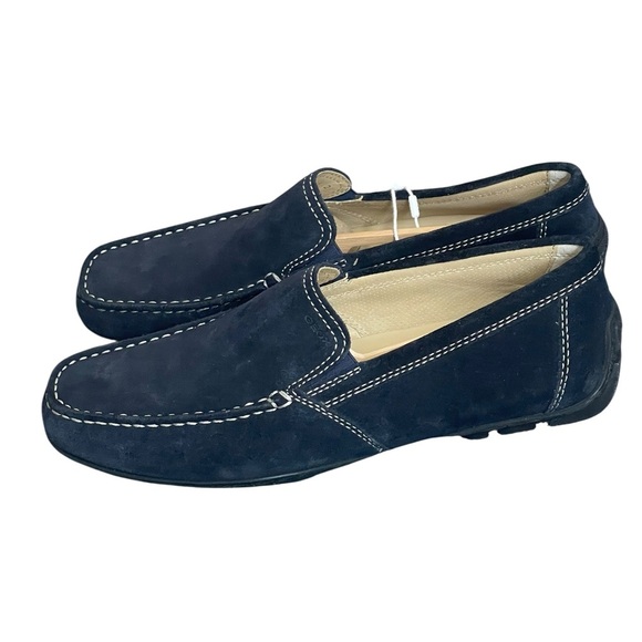 GEOX Respira Men Navy Breathable Italian Patent Suede
Driving Shoes size 43.5 - Picture 5 of 15